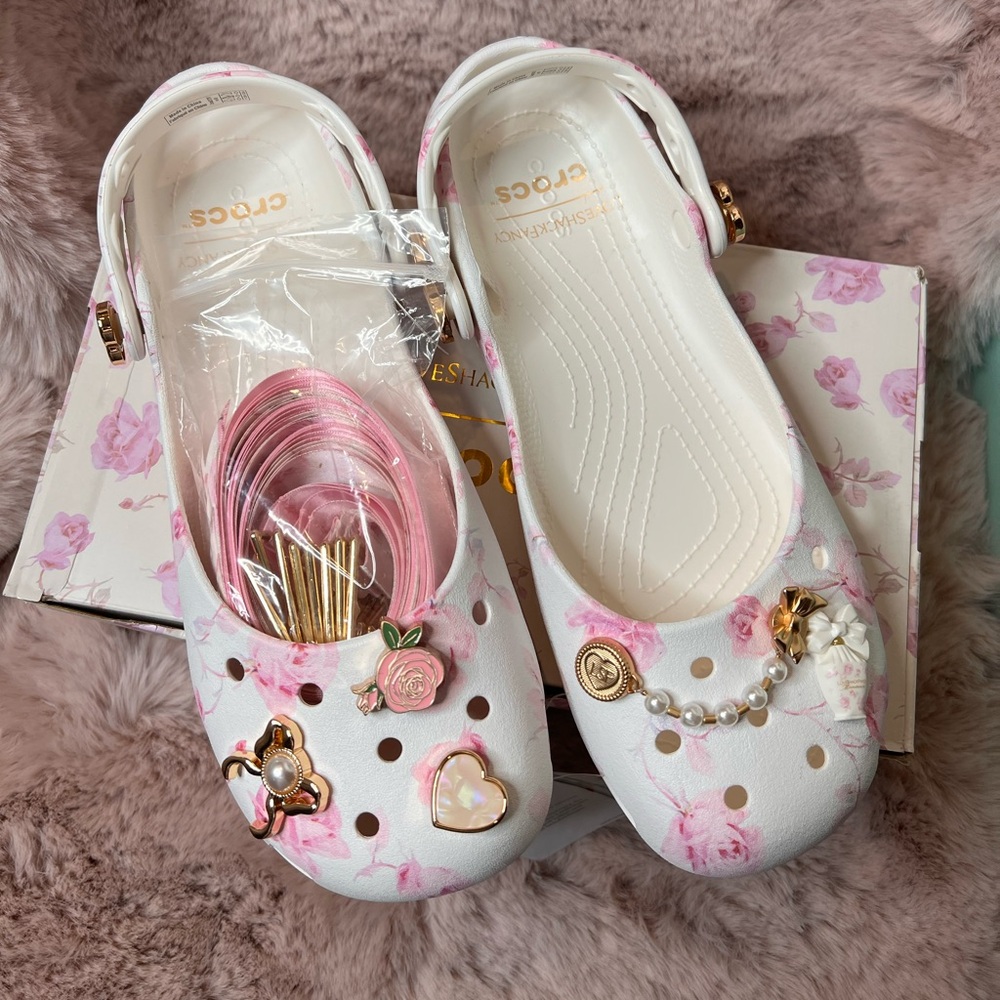 LoveShackFancy Classic Ballet Flat. Size W9 Purchased from Lido event NWT